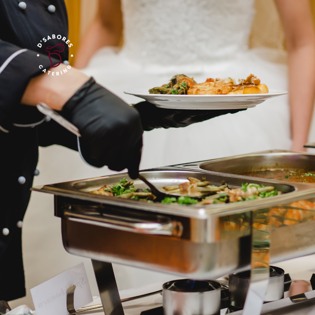 Serving food